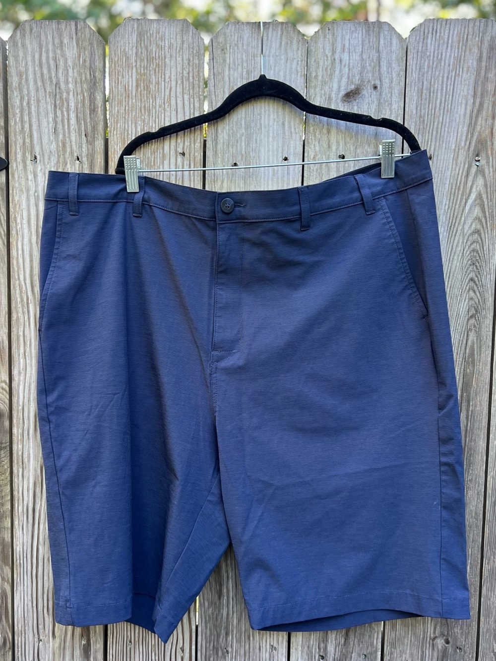 Callaway Navy Blue Flat Front Golf Shorts Mens 44 Tall